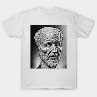 Plotinus Black And White Portrait | Plotinus Artwork 3 T-Shirt